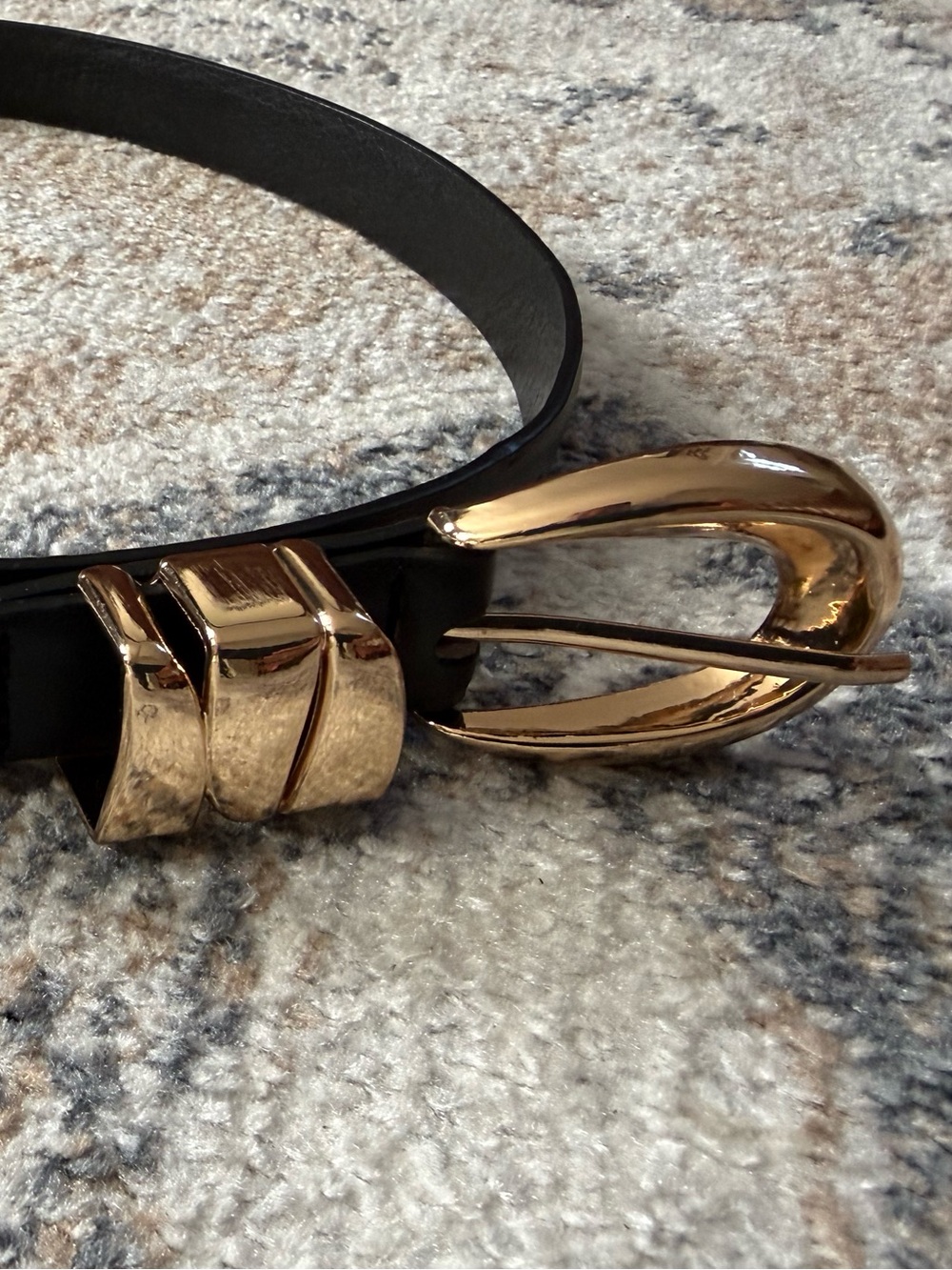 Black Belt 39” with Gold Clasp - Picture 4 of 6